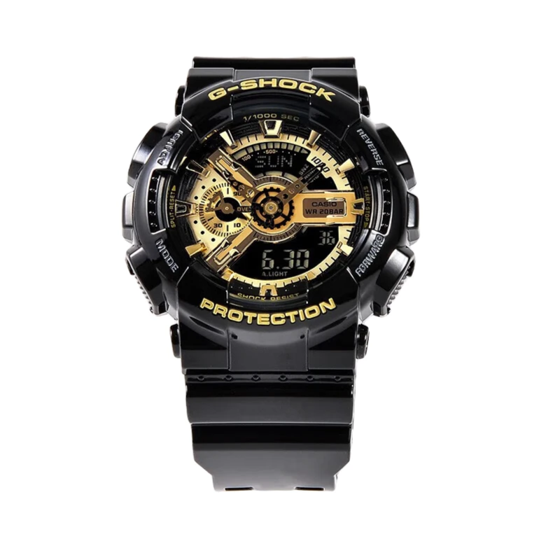 CASIO/卡西欧G-SHOCK魔金防水防震男表GA-110GB-1A潮流经典多功能