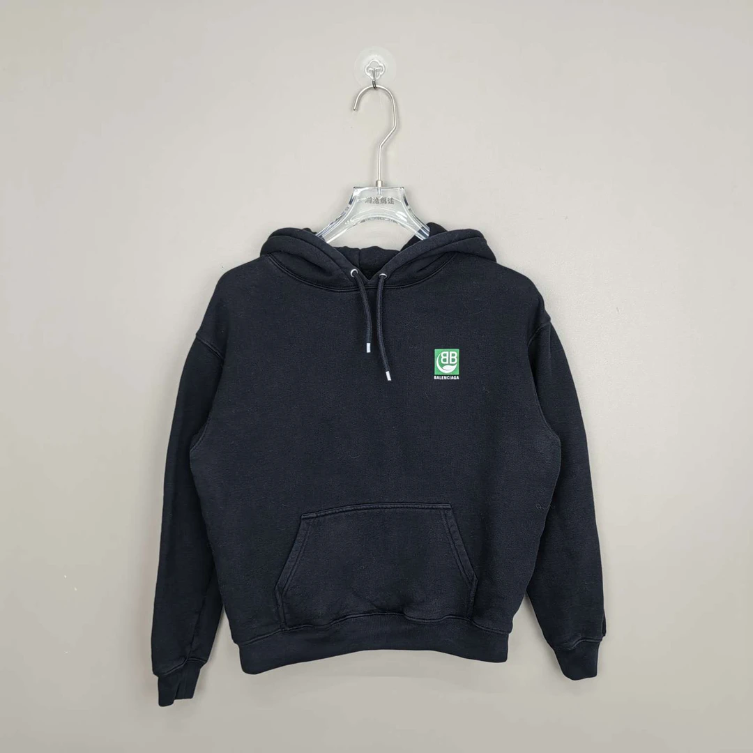 巴黎世家balenciaga黑色环保卫衣 S码 95新 公价7800 xt887059