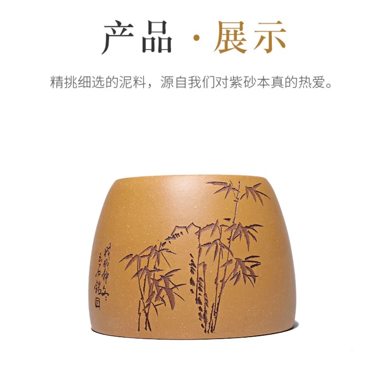 百年利永茶墨清心-水盂黄金段/青灰段传统精美礼盒装茶具
