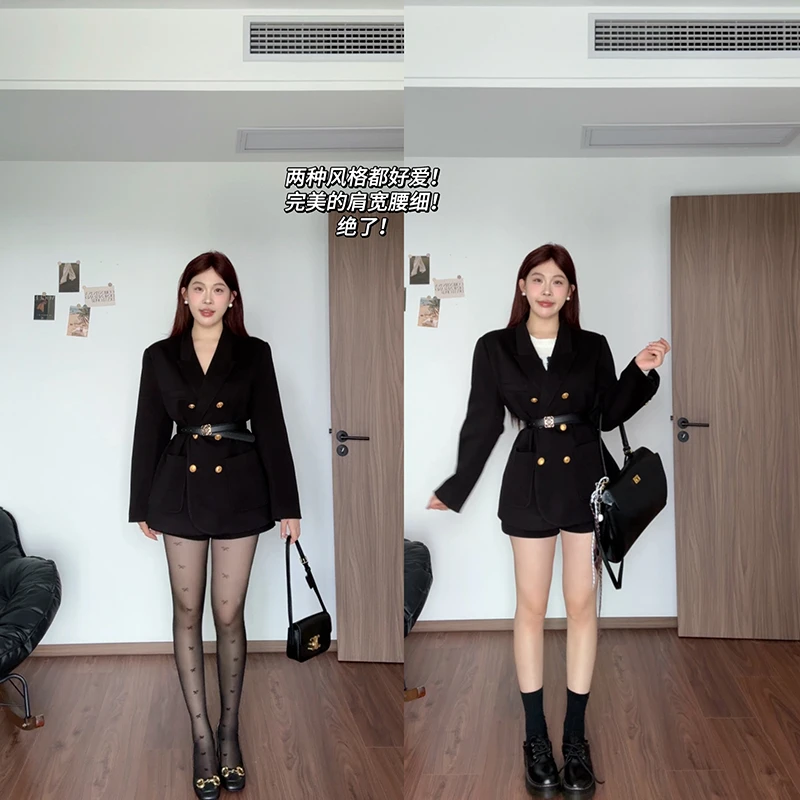 大G.Especial【大小姐】西装毛呢外套秋冬时尚气质上衣K424T16657