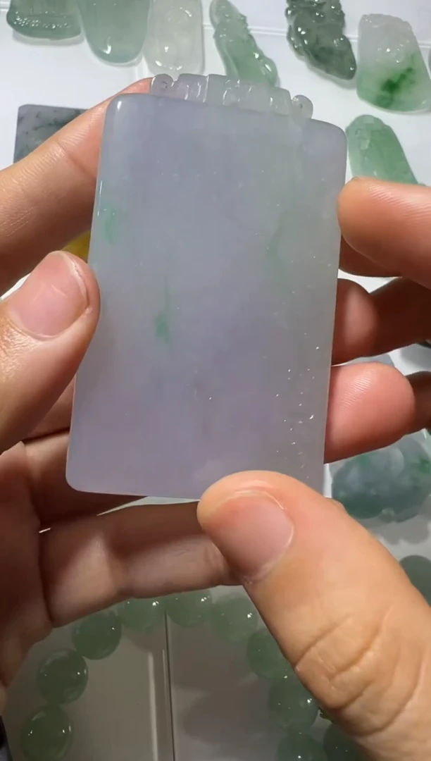 【闪购商品】定制翡翠未镶嵌无事牌