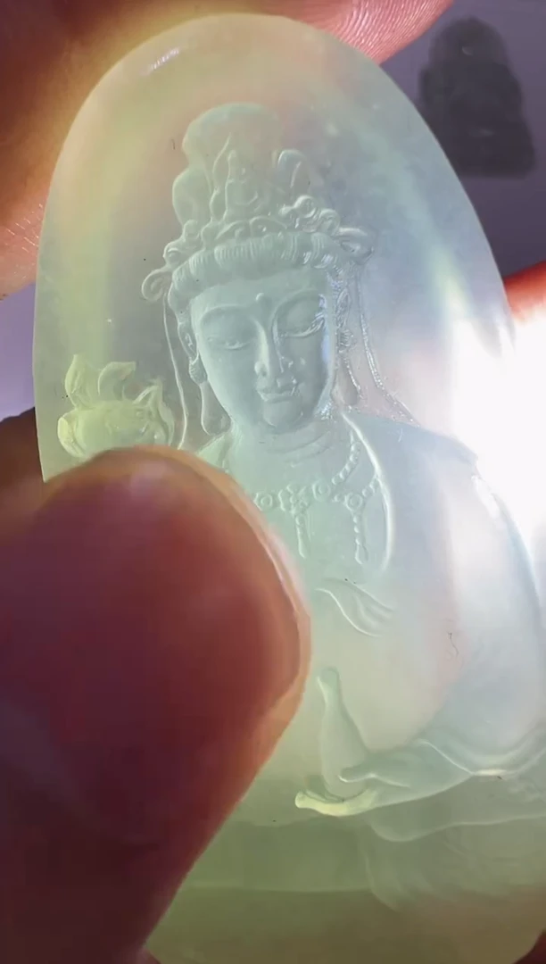 【闪购商品】定制翡翠未镶嵌观音