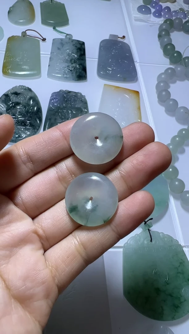 【闪购商品】定制翡翠未镶嵌扣子
