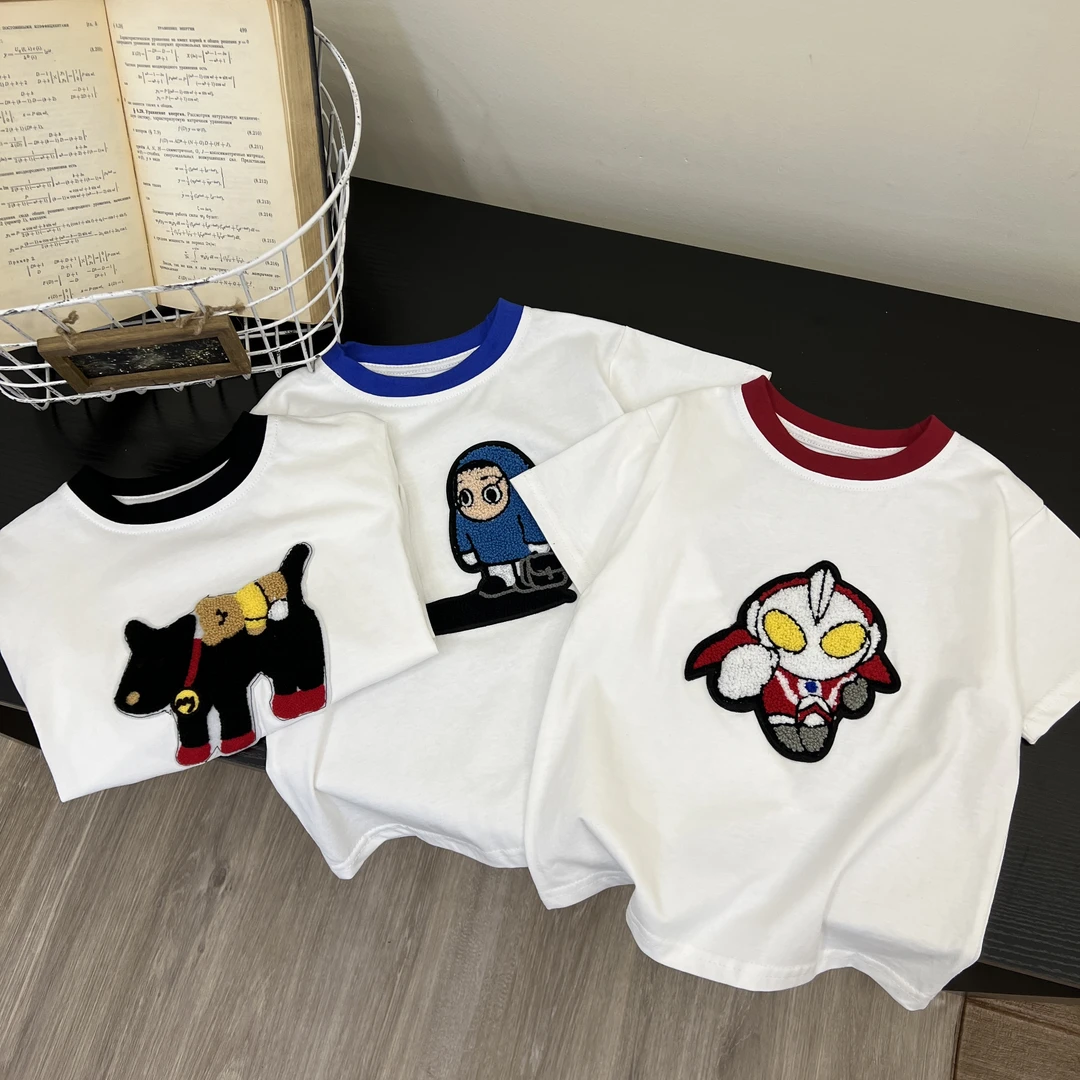 【小向子专属】品质高高货夏季时尚纯棉圆领撞色半袖