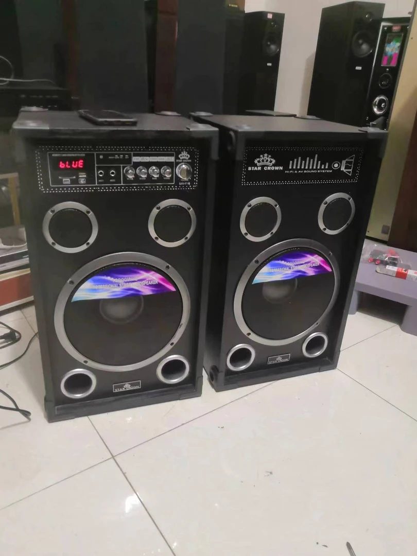 10寸有源音箱，插u盘连蓝牙音频输入都有工作正常300米不包邮