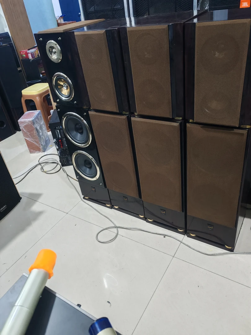 双八寸分体式落地音箱两对不包邮