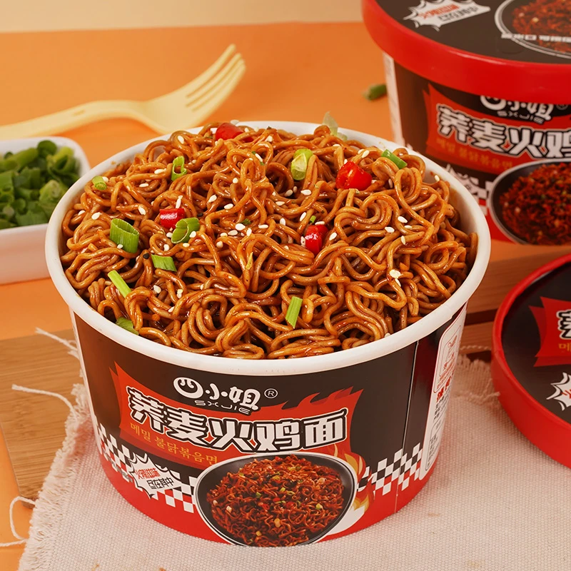 四小姐超辣荞麦火鸡面网红方便面正宗干拌面方便速食泡面拌面桶装