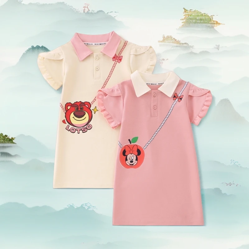 女童POLO连衣裙夏款女童装洋气夏装2024新女孩衣服