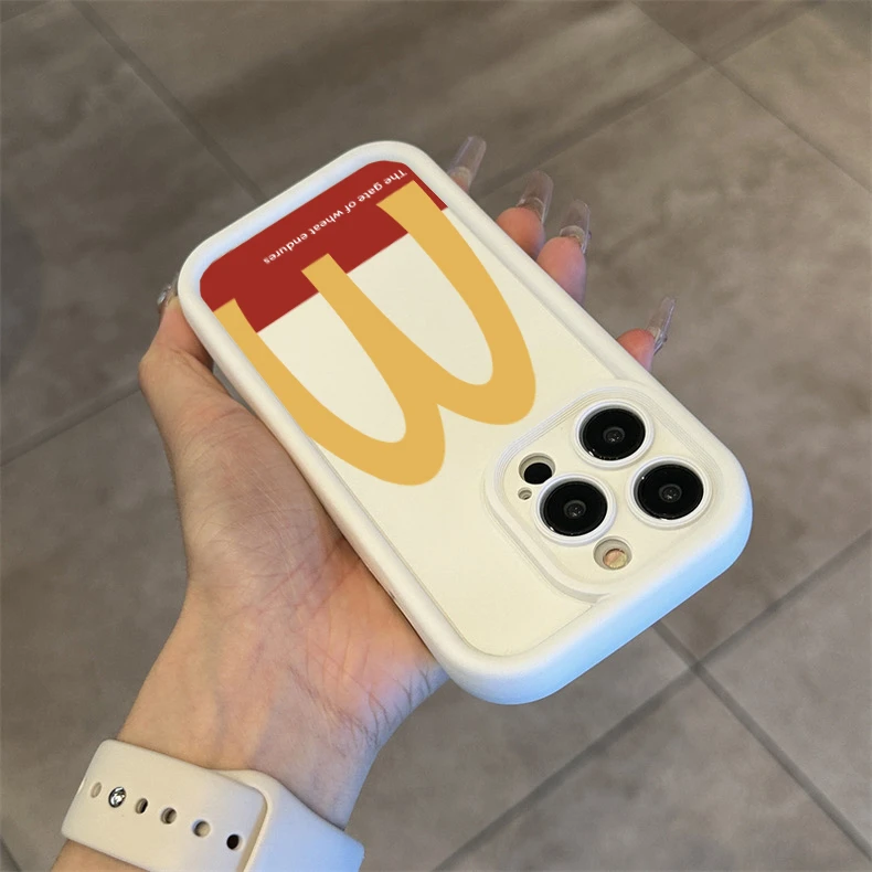 创意iphone15promax麦当劳手机壳14pro苹果13pro全包12/11/xr/x
