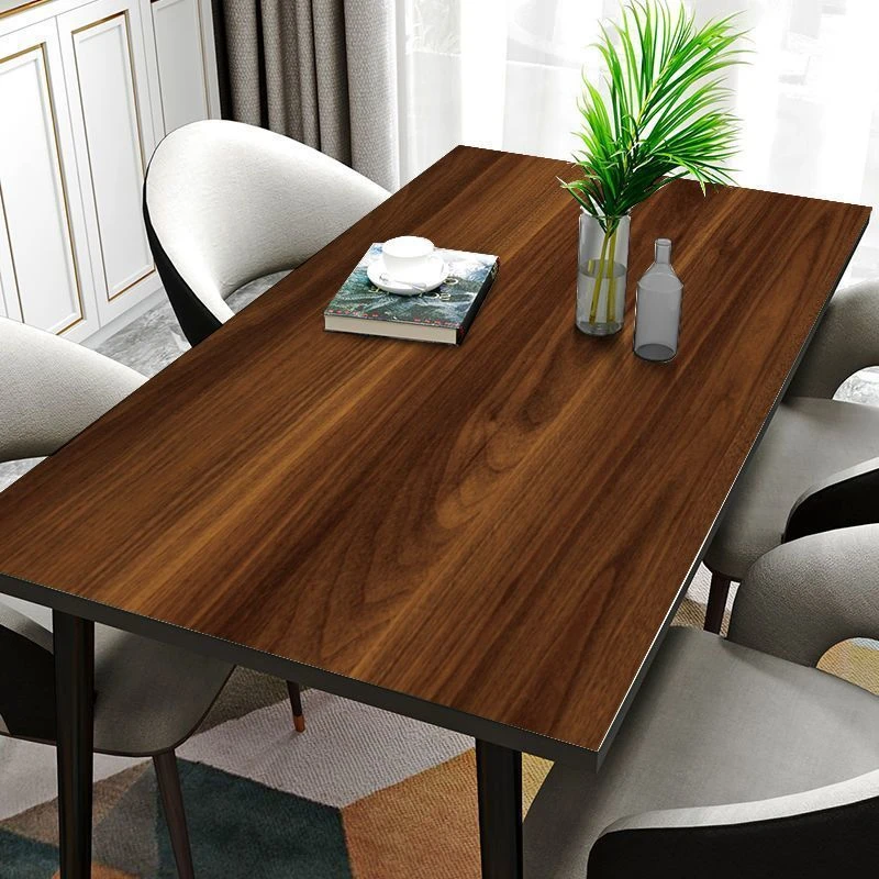 仿木纹桌布防水防油免洗餐桌垫轻奢高级感桌面茶几垫pvc皮革桌垫