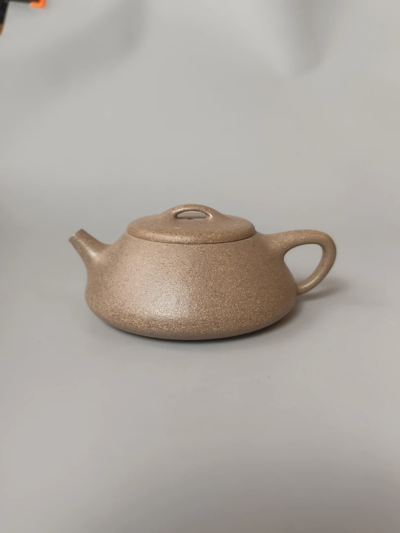 原矿紫砂泥团泥精工半手工制作納瓢壶容量230cc
