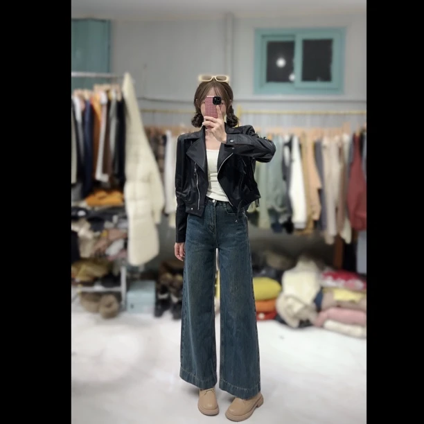 拾一 有点贵的一条加厚牛仔裤