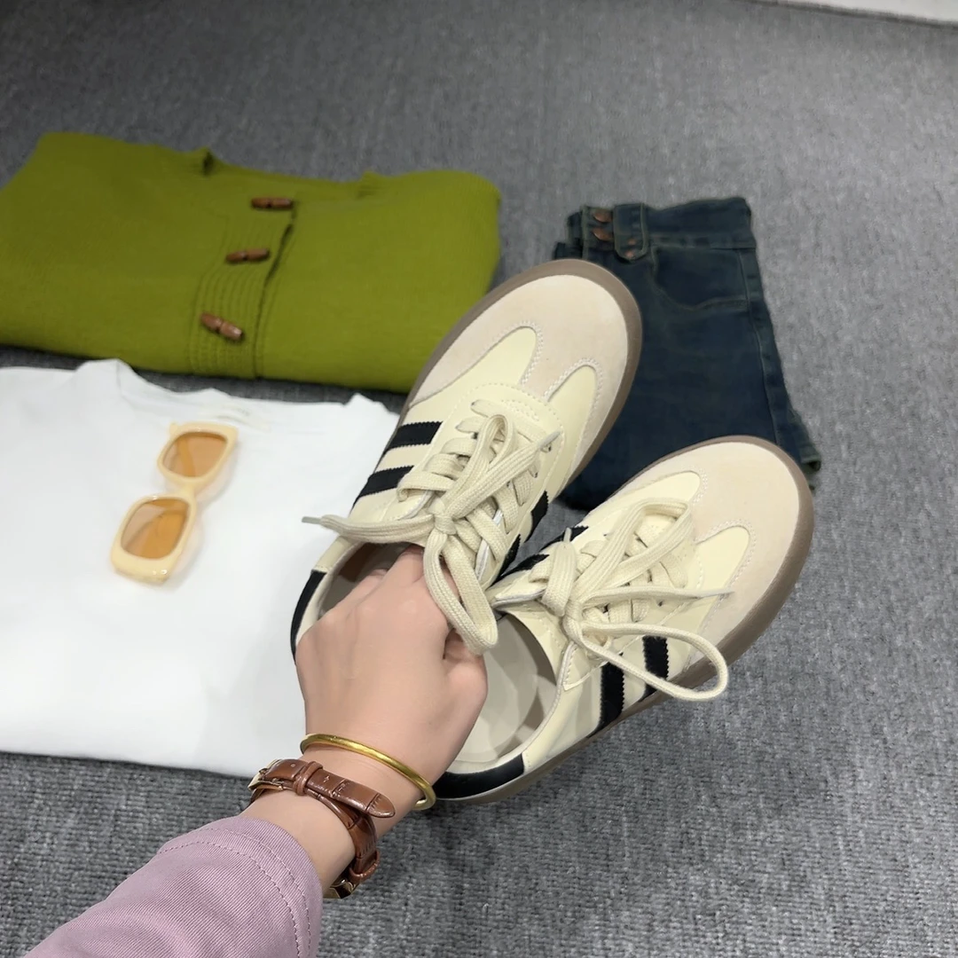 拾一 自留秋冬小个子内增高厚底7cm德训鞋