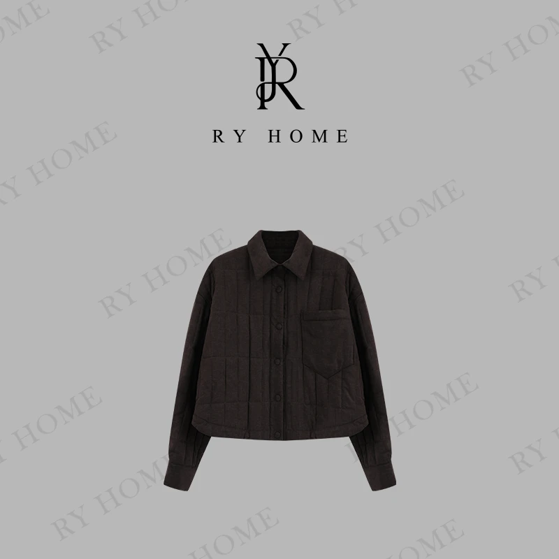 【容雨RYHOME】莱赛尔＋老钱风高档复古休闲气质棉衣外套243W1922
