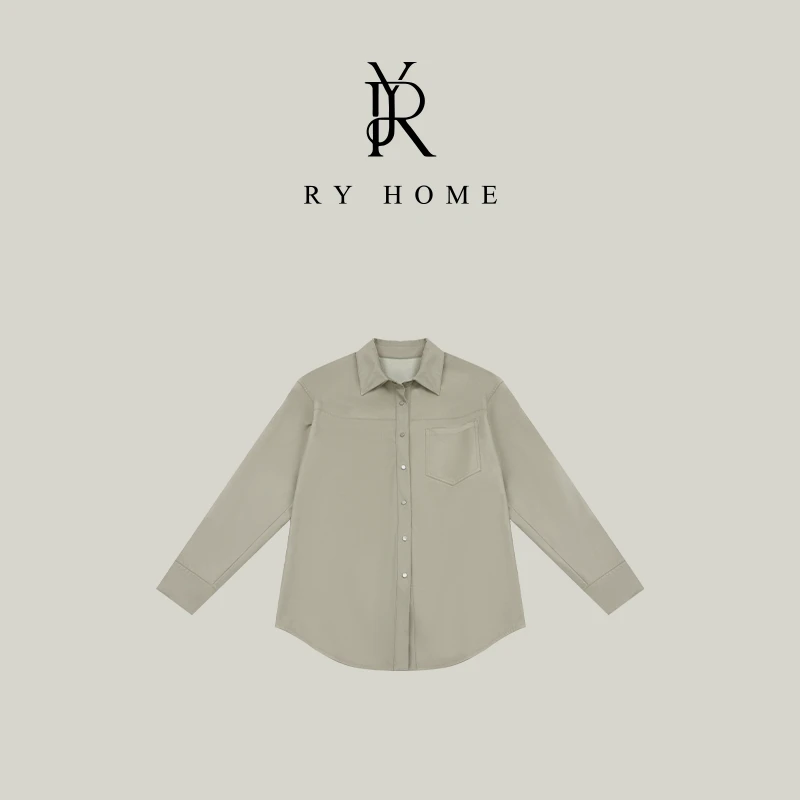 【容雨RYHOME】“露尔思”春夏意法立裁设计款衬衫C1234