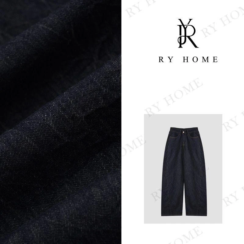 【容雨RYHOME】“云溪”夏季新款设计款休闲阔腿裤24K2213