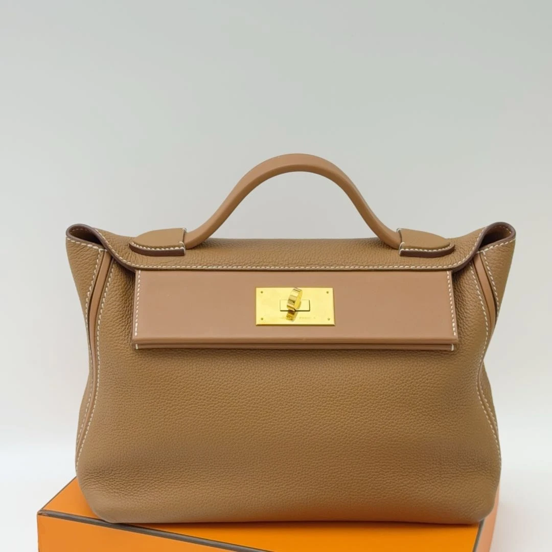 99新 Hermes/爱马仕 爱马仕 Hermes 2424 29 金棕金 Z刻