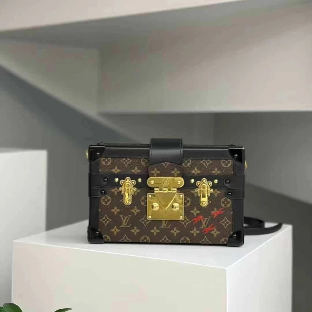 99新 LouisVuitton/路易威登 老花硬盒子