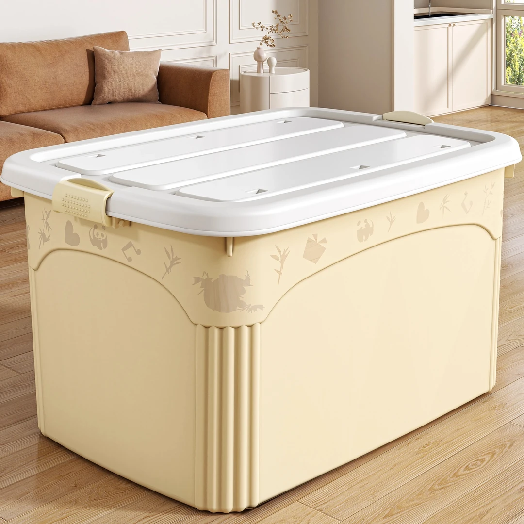 收纳箱大容量超大家用塑料加厚玩具衣服储物箱特大号衣服整理箱子