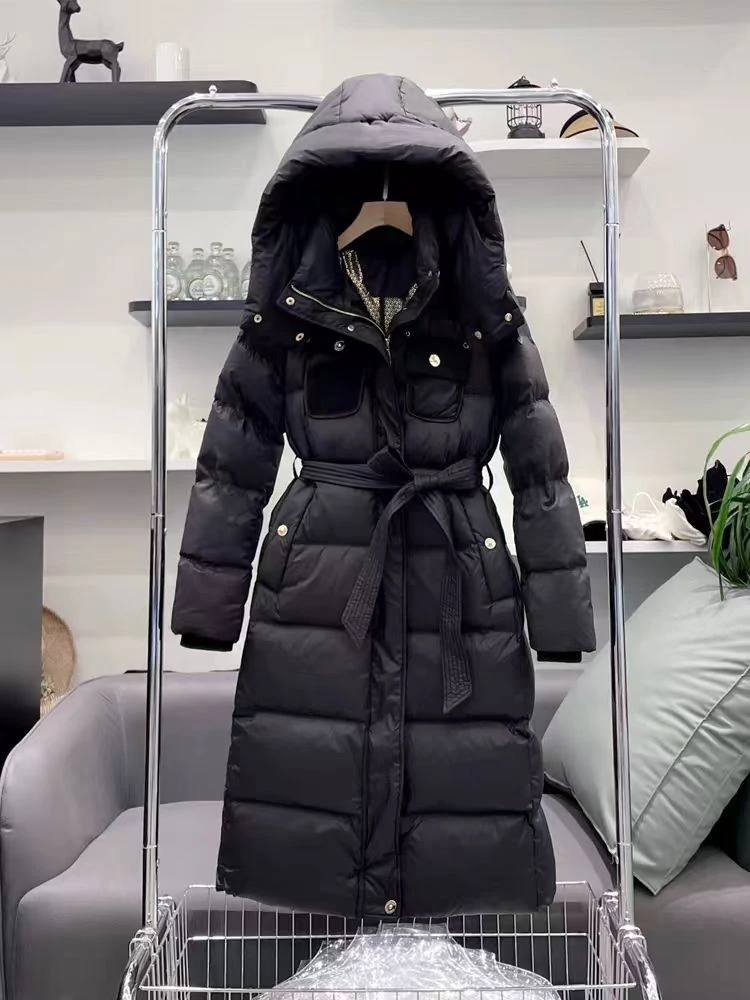 【朵朵家】（149-289）长款羽纟戎服女2025爆款防风保暖收腰显瘦外套