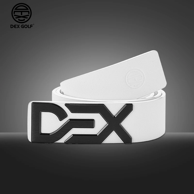 DEXGOLF高尔夫女士皮带情侣款夏季真皮腰带合金扣头柔软耐磨百搭