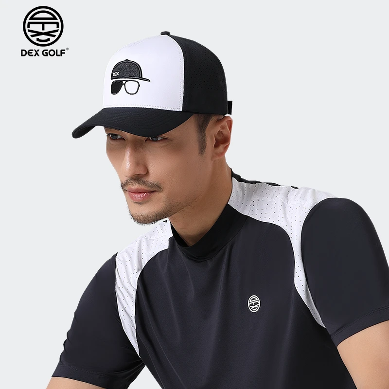 DEXGOLF高尔夫球帽男士防晒遮阳鸭舌帽时尚户外运动棒球帽