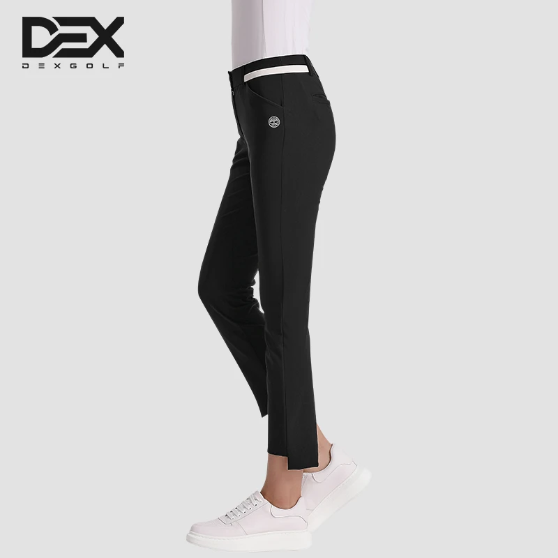 DEXGOLF高尔夫服装女士长裤4006时尚低腰九分裤运动修身弹力百搭
