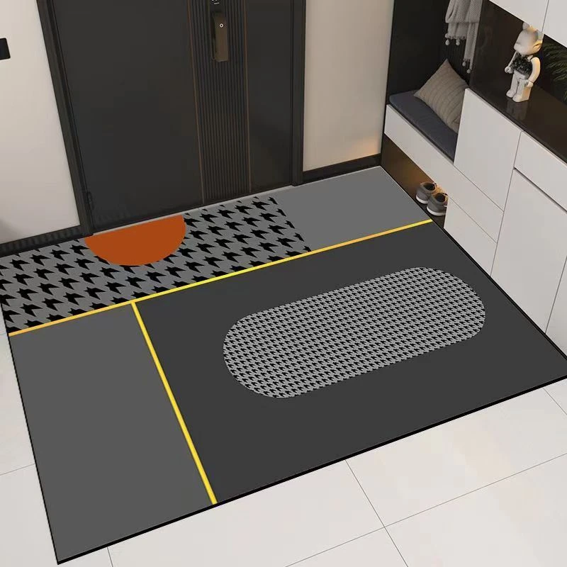 2024简约-03硅藻泥地垫入户门吸水防滑门垫家用耐脏防滑吸水脚垫