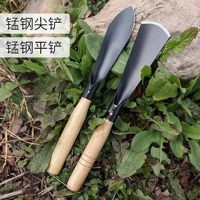 进口小铲子不锈钢园艺工具种花养花卉盆栽野菜除草挖土铁铲园艺铲
