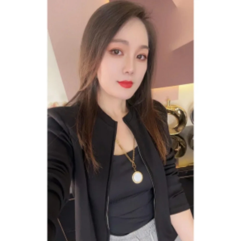 【主播推荐】秋季新款外套拉链通勤2024个性时尚百搭气质优雅长袖潮