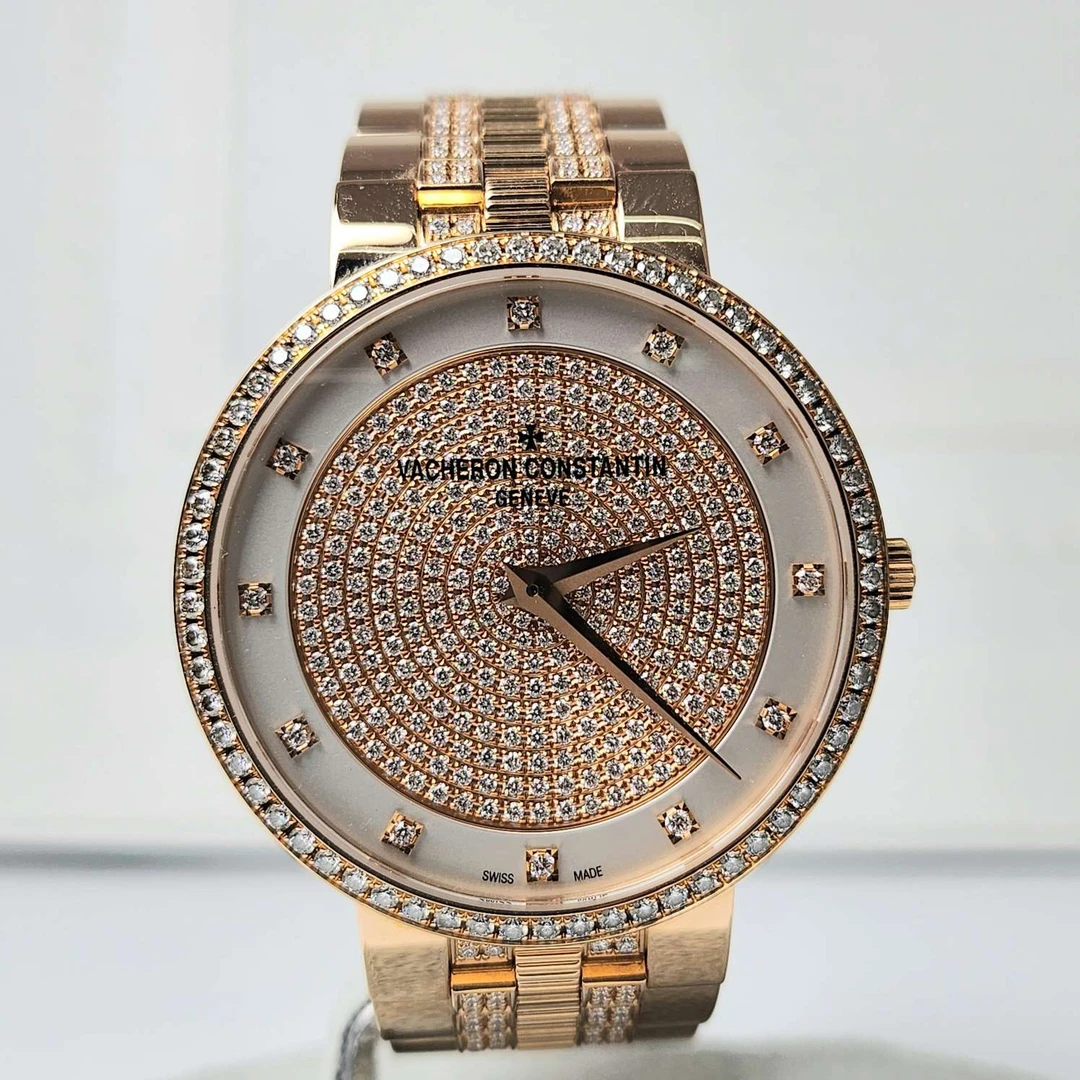 99新 Vacheron Constantin/江诗丹顿 传袭81576/18K玫瑰金/38mm