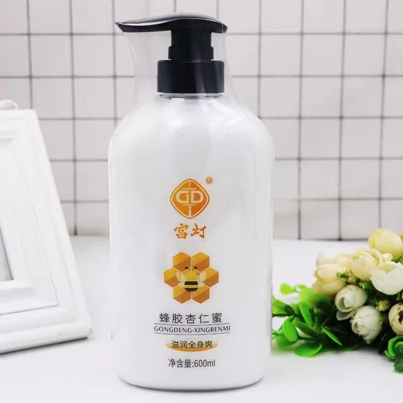 上海老上海经典国货宫灯蜂胶杏仁蜜600ml补水保湿乳润肤浴后身体