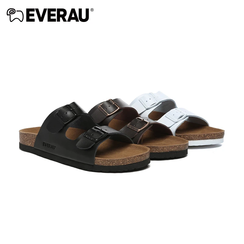 EVERAU女鞋凉鞋休闲夏季百搭舒适时尚休闲女士外穿轻便拖鞋EA7035