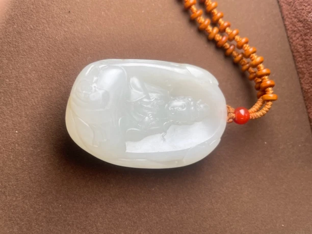 和田玉精品观音挂件