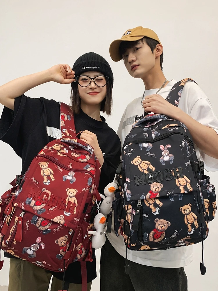 编码251-300福利男款女款新款大容量学生书包百搭时尚休闲ins风