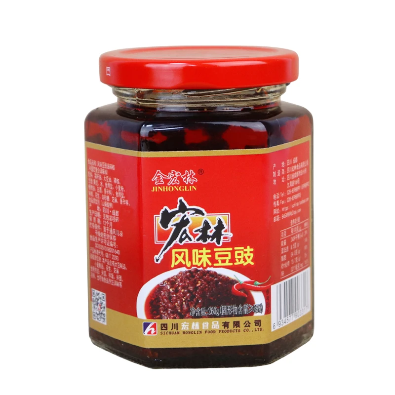 风味豆豉酱瓶装四川特产拌面酱炒回锅肉调味拌饭下饭辣椒油酱香