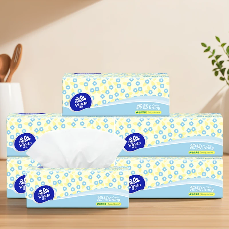 维达抽纸细韧S码100抽柔软细腻抽取式面巾纸家用无香实惠装
