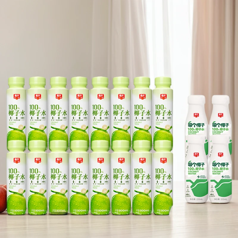 【春光】100%椰子水300ml×8瓶囤货