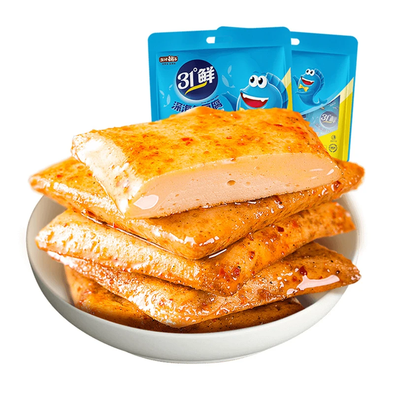 盐津铺子鱼豆腐零食小吃休闲食品200g×1包38悦己好物