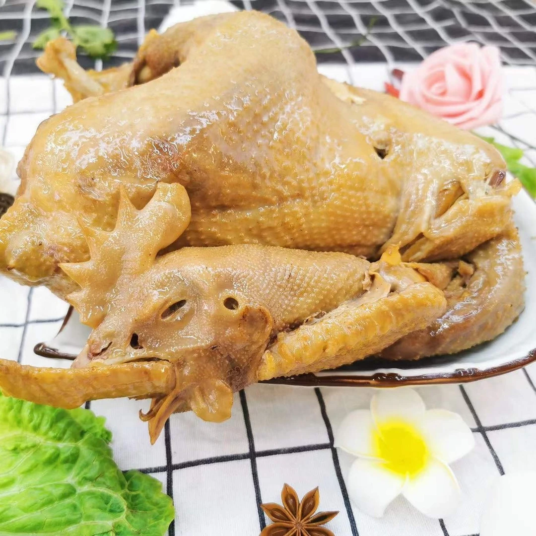 【清真】2只五香烧鸡老白烧鸡现卤散养肉质紧实口感好顺丰冷链包邮