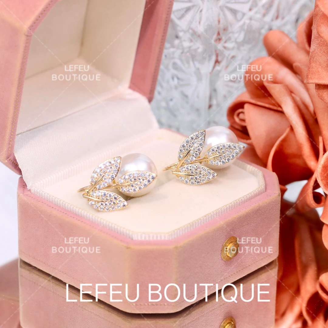 LEFEU BOUTIQUE 铜合金耳饰 【秋实】轻奢百搭精致耳饰RH2185#
