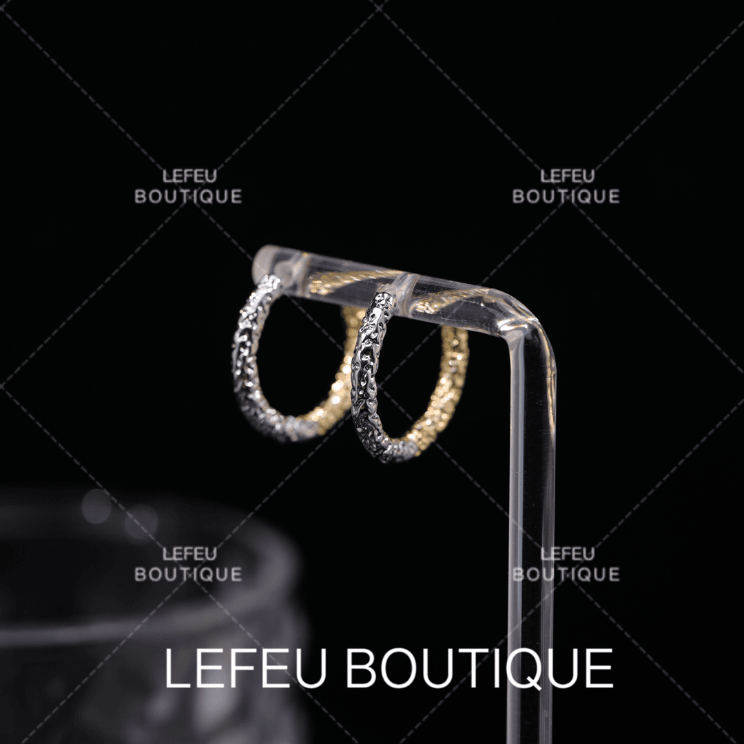 lefeu boutique 铜合金耳饰【山黎】轻奢时尚小众个性简约百搭设计感耳饰RH3548