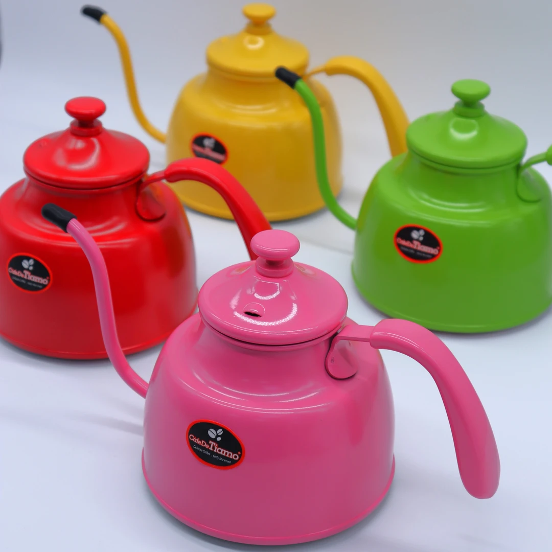 不锈钢细口壶1.0L家用大容量手冲家用咖啡壶