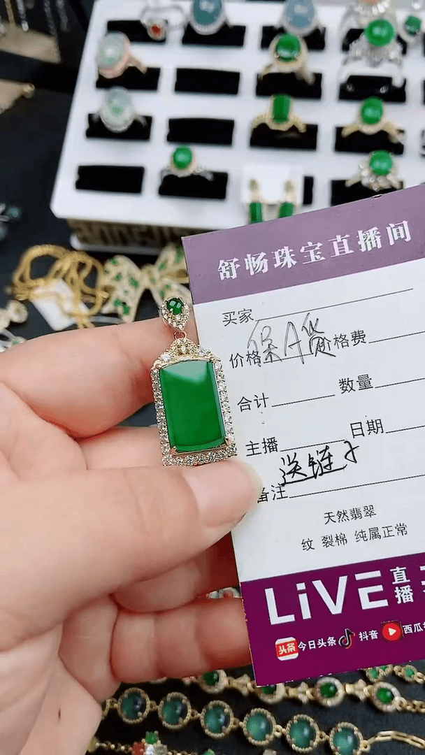 【闪购商品】翡翠颈饰银S925镶嵌1