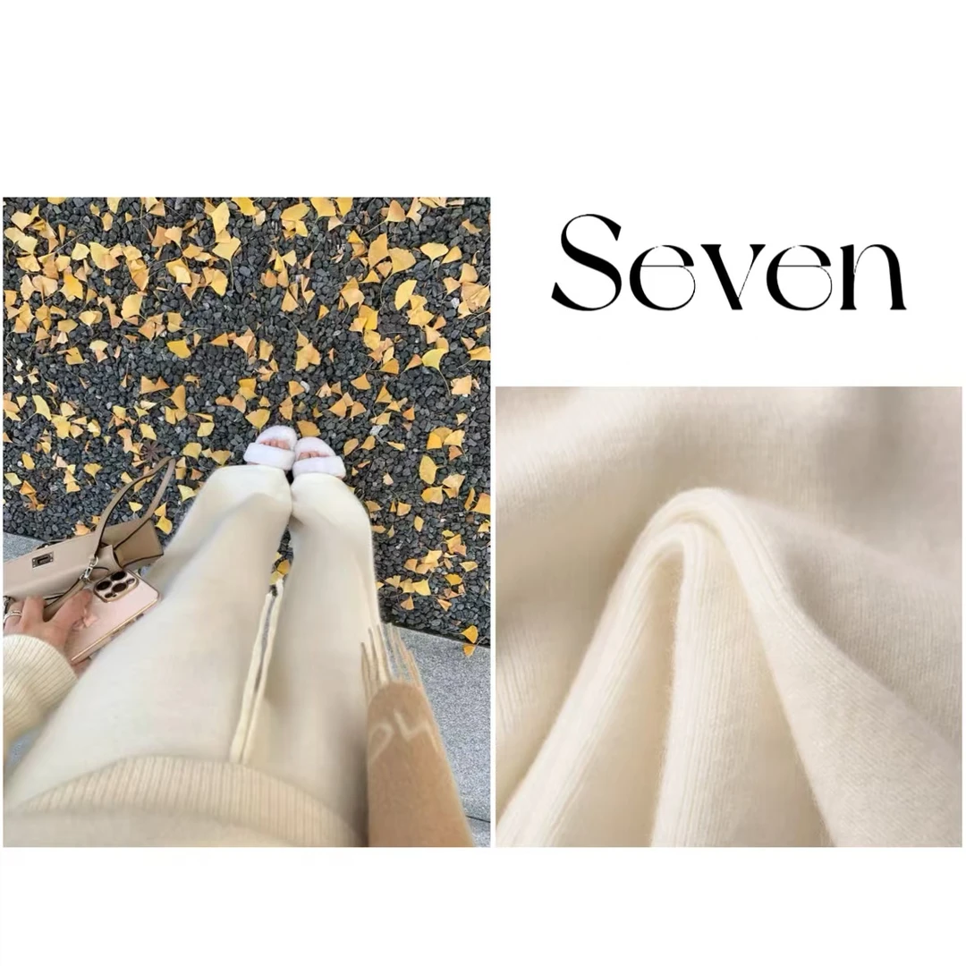 暖冬-浣熊绒陪伴整个深冬的厚实针织裤加厚秋冬