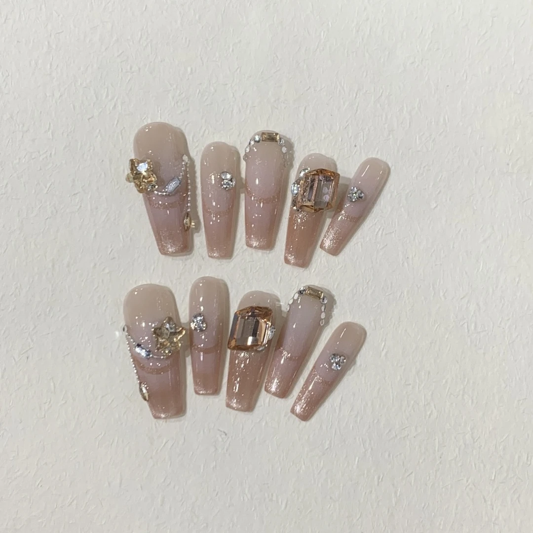 【焦糖布丁】ISABELLA 手工穿戴甲