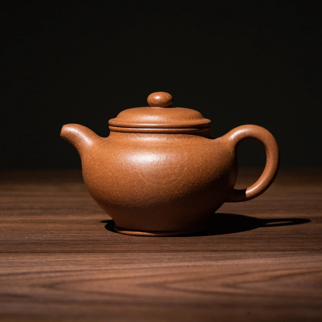 【亘古】《掇只》精工半手 黄降坡 约180cc 手工紫砂茶壶