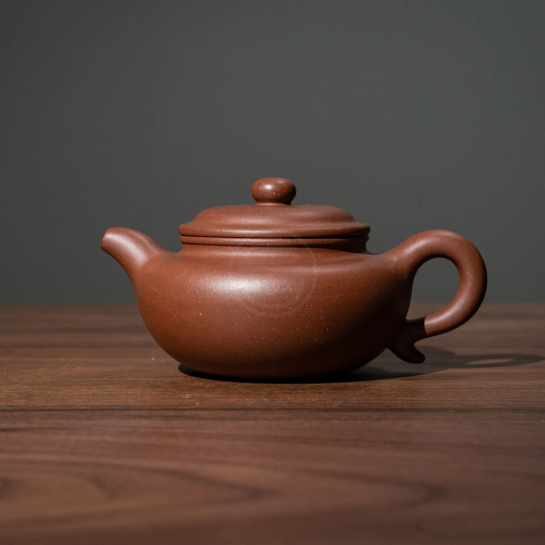 【亘古】《仿古》精工半手 四号井底槽青 200cc 手工紫砂壶