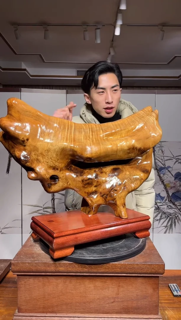 【闪购商品】金丝楠木自然摆件