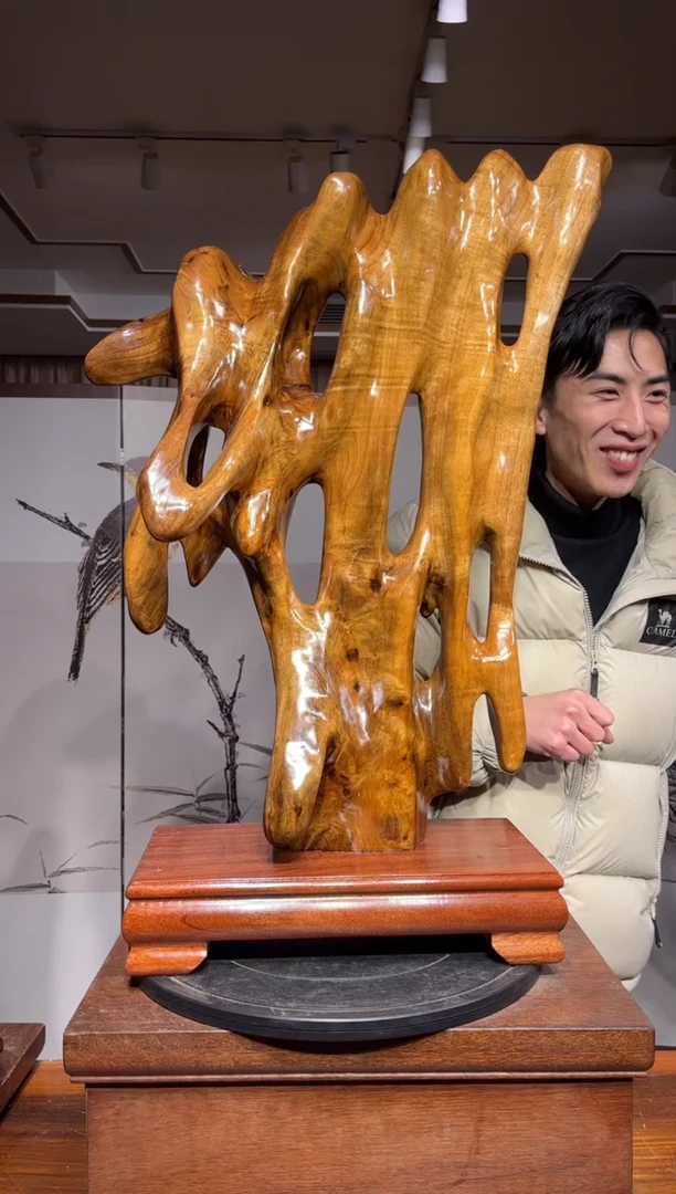 【闪购商品】金丝楠木自然摆件